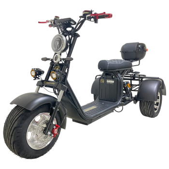 Электроскутер трехколесный CITYCOCO GT X11 PRO TRIKE 2024 Матовый черный